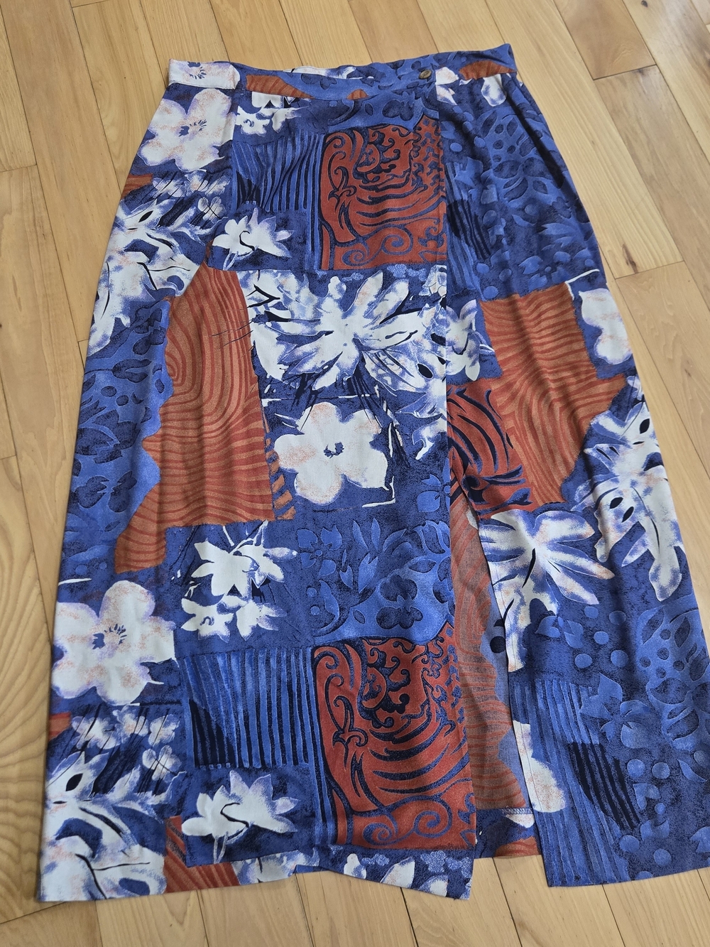 VTG 90s Norton McNaughton Patchwork Maxi Skirt